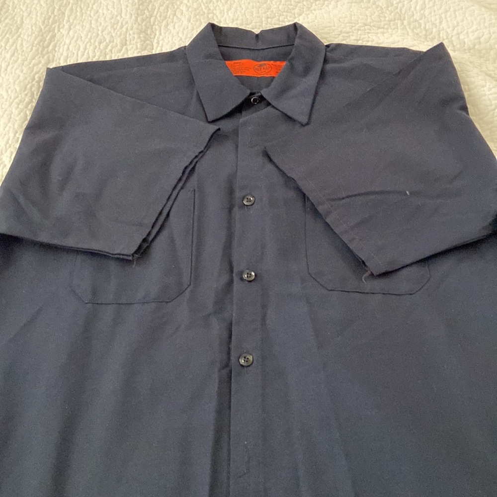 Red  Kap Men's Uniform  Work Shirt size XL - Picture 4 of 5